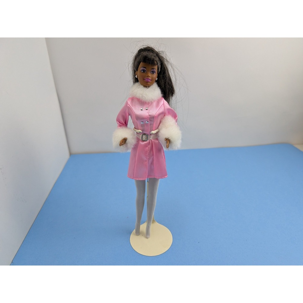 1997 Winter Dazzle African American Barbie Doll General Mills Mattel 18457